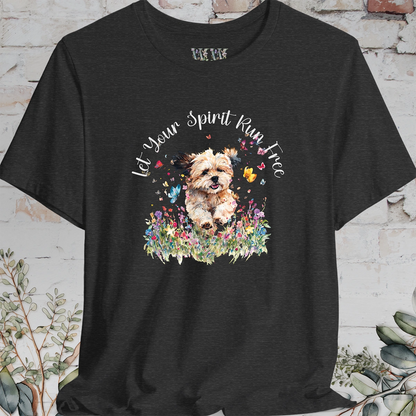 Shihpoo 'Let your spirit run free' T shirt