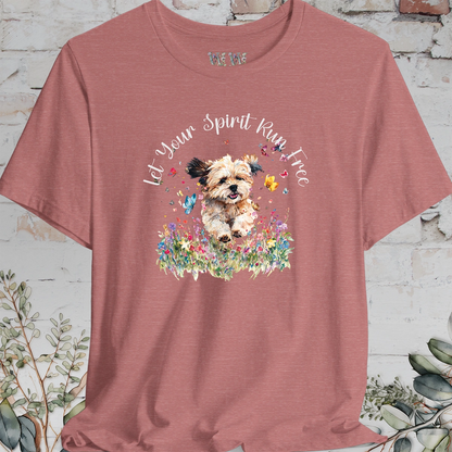 Shihpoo 'Let your spirit run free' T shirt