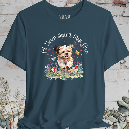 Shihpoo 'Let your spirit run free' T shirt