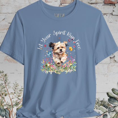 Shihpoo 'Let your spirit run free' T shirt