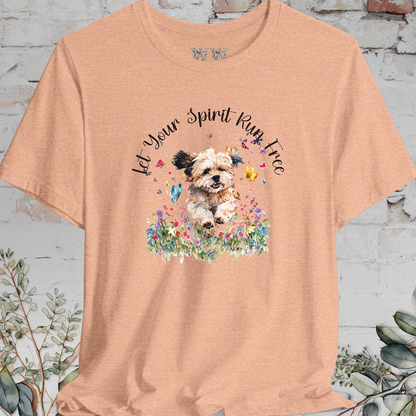 Shihpoo 'Let your spirit run free' T shirt