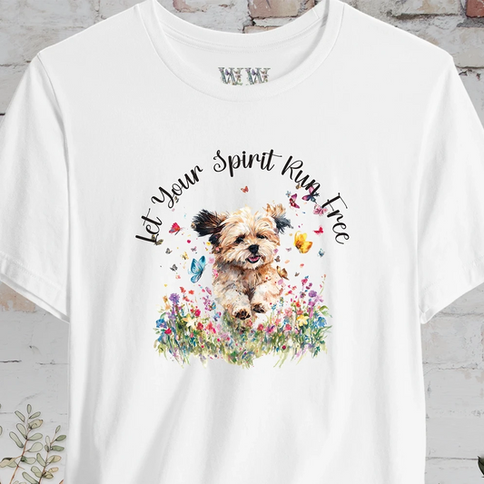 Shihpoo 'Let your spirit run free' T shirt