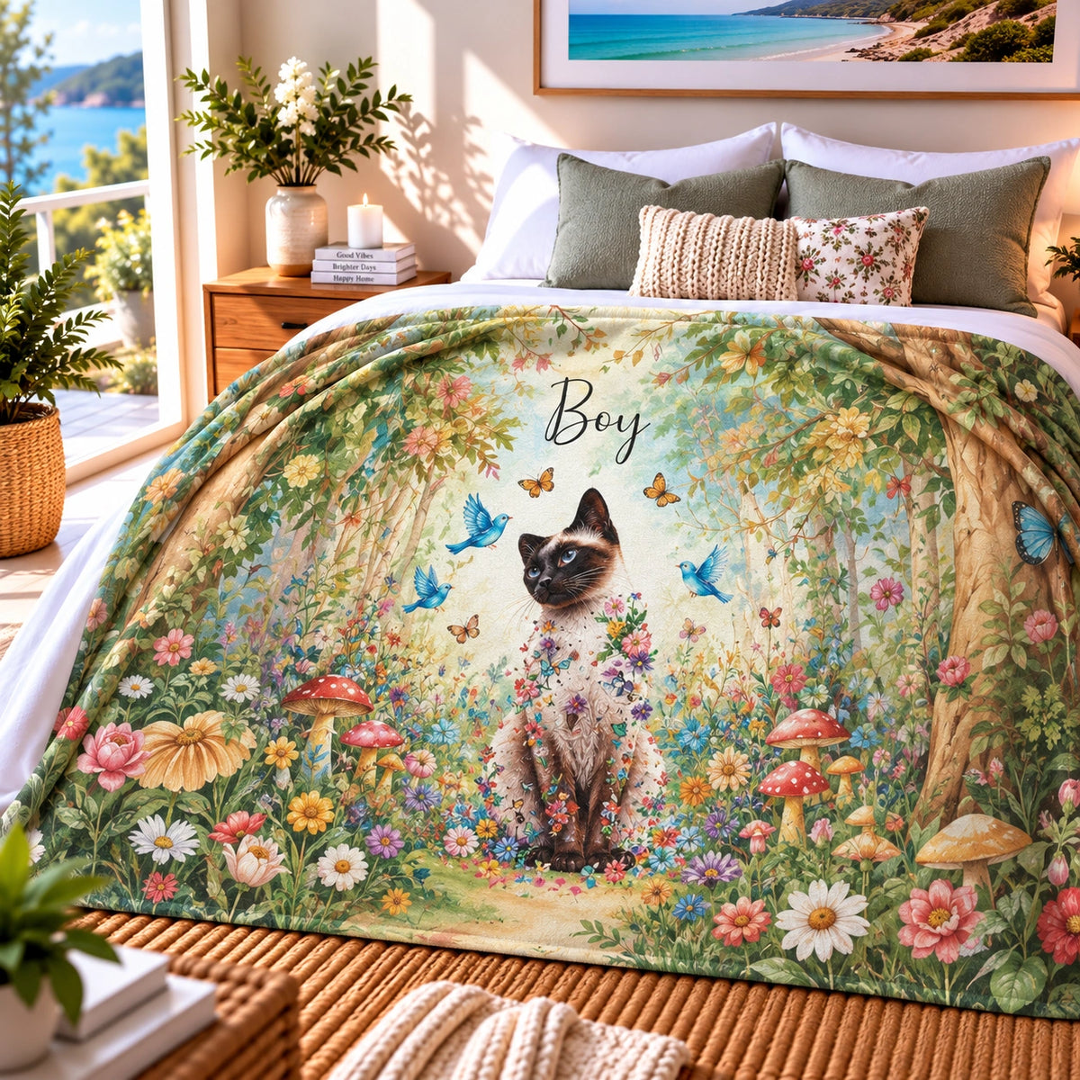Persian Cat #1 Personalised Blanket
