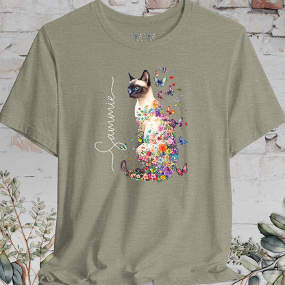 Siamese cat, personalized unisex T shirt