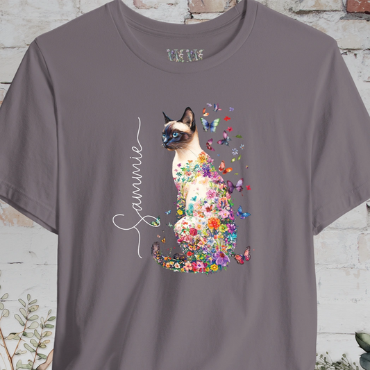 Siamese cat, personalized unisex T shirt