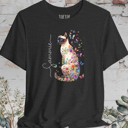 Siamese cat, personalized unisex T shirt