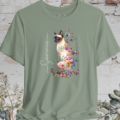 Siamese cat, personalized unisex T shirt