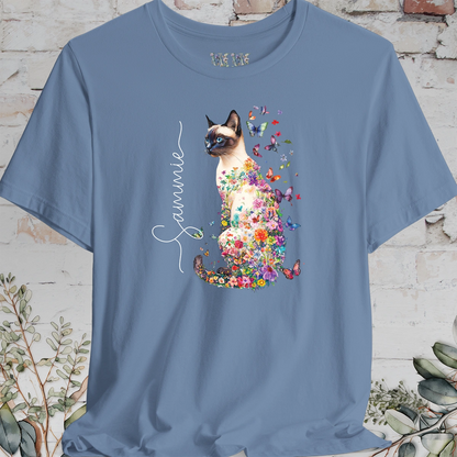 Siamese cat, personalized unisex T shirt
