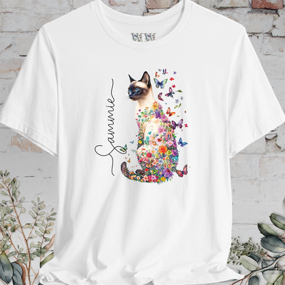 Siamese cat, personalized unisex T shirt