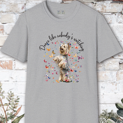 Silky Terrier #1 "Dance like nobody's watching" unisex T shirt