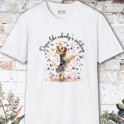 Silky Terrier #2 "Dance like nobody's watching" unisex T shirt