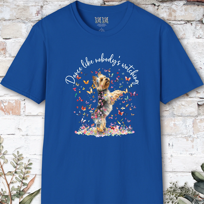 Silky Terrier #2 "Dance like nobody's watching" unisex T shirt