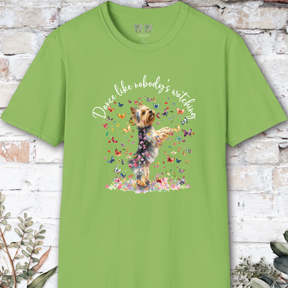 Silky Terrier #2 "Dance like nobody's watching" unisex T shirt