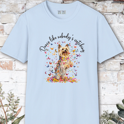 Silky Terrier #3 "Dance like nobody's watching" unisex T shirt