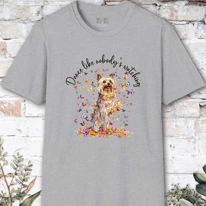 Silky Terrier #3 "Dance like nobody's watching" unisex T shirt