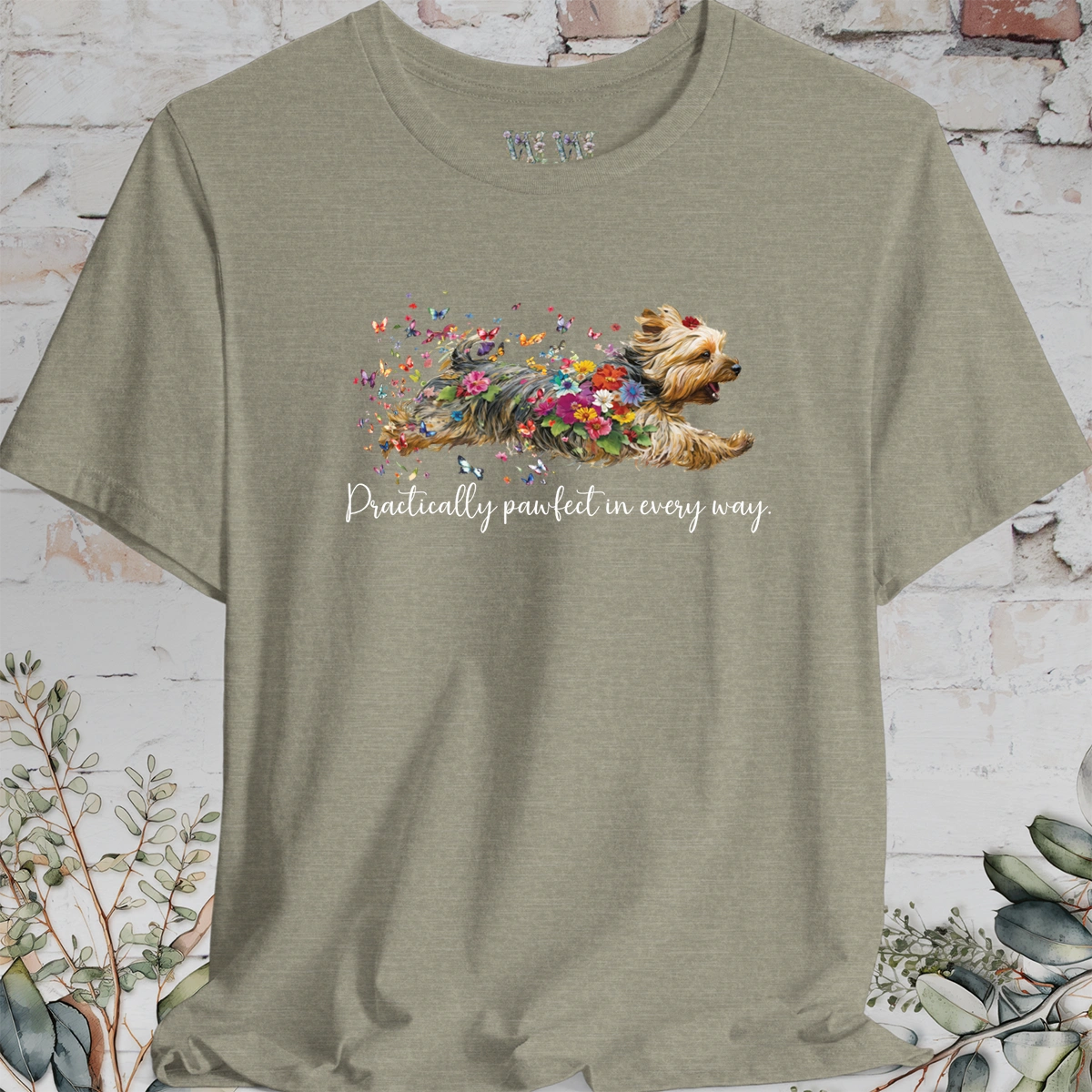 Silky Terrier "Practically Pawfect in Every Way" Unisex T shirt