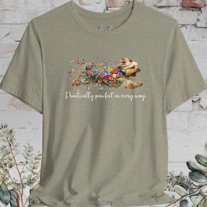 Silky Terrier "Practically Pawfect in Every Way" Unisex T shirt