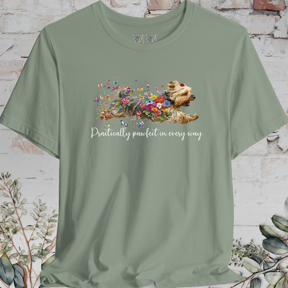 Silky Terrier "Practically Pawfect in Every Way" Unisex T shirt
