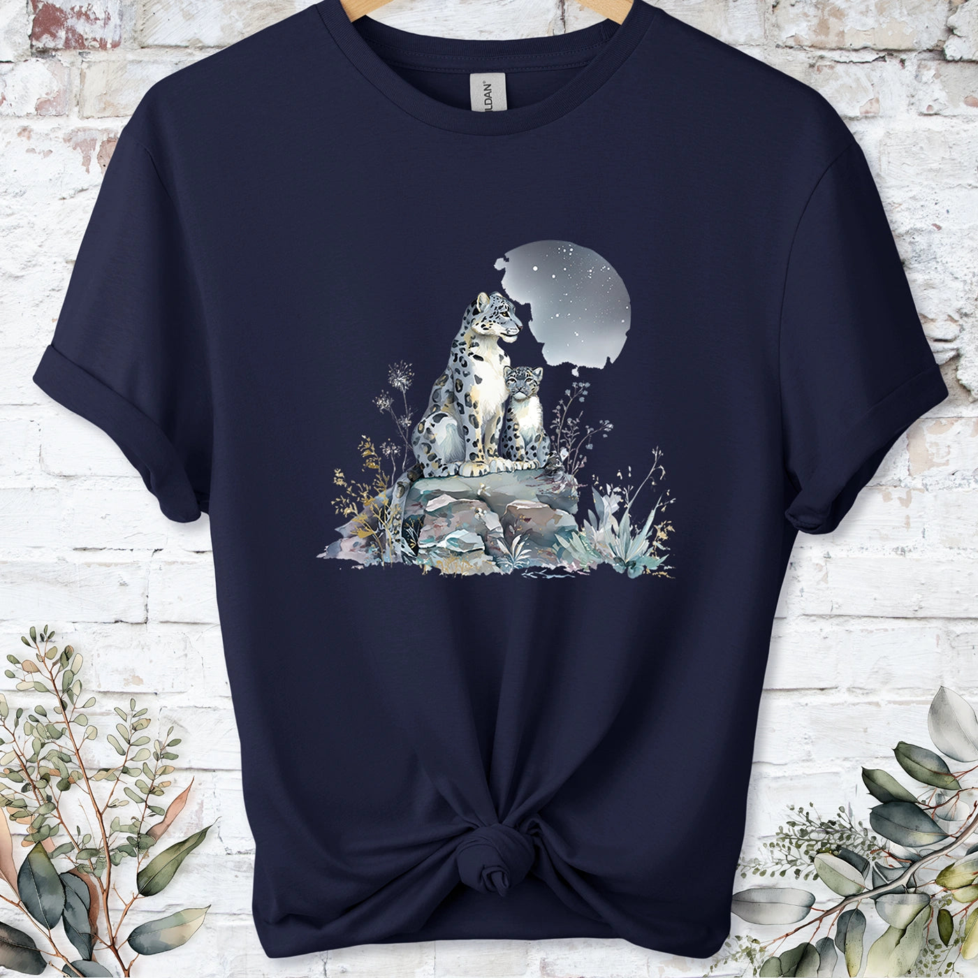 Snow Leopard #1 Unisex T shirt