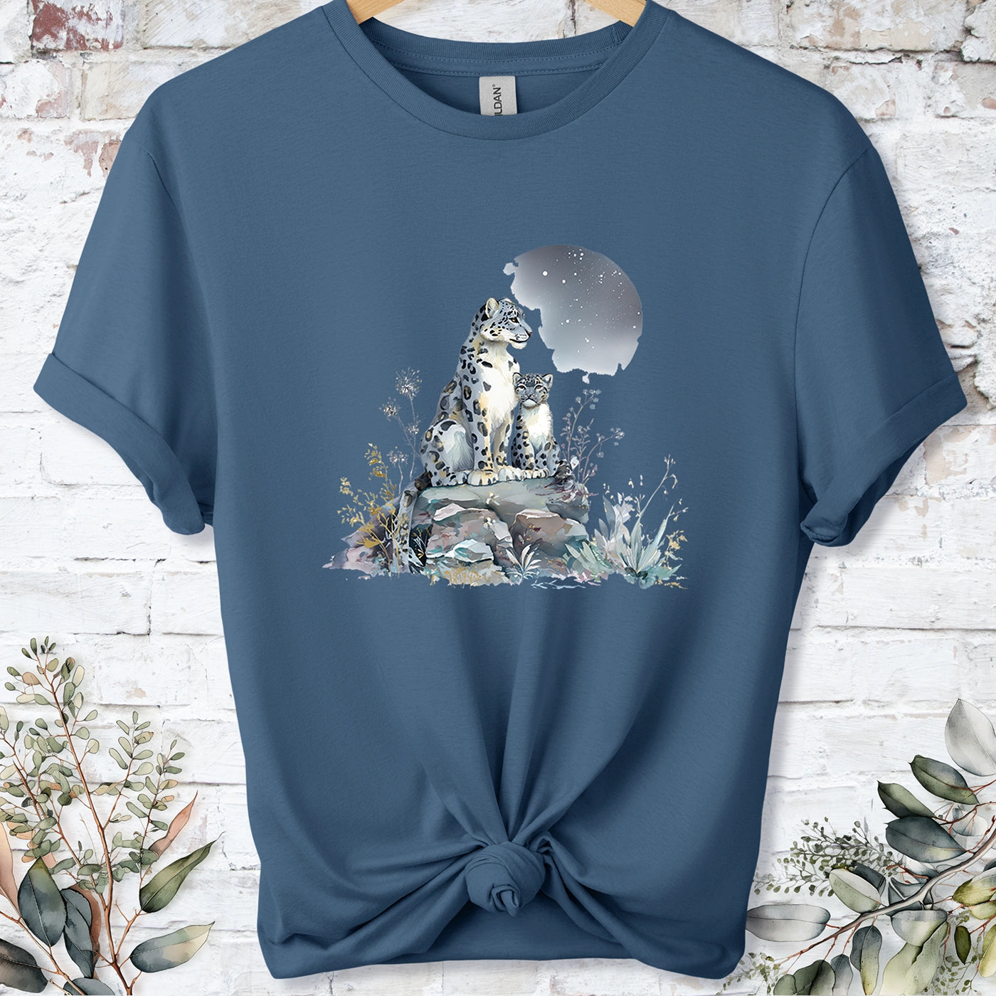 Snow Leopard #1 Unisex T shirt