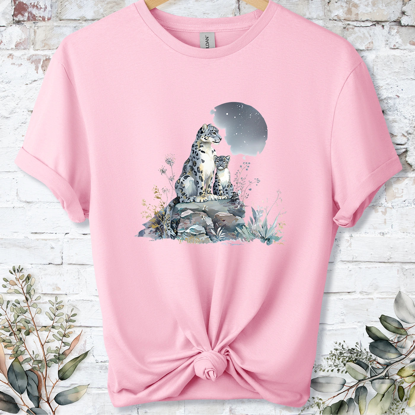 Snow Leopard #1 Unisex T shirt
