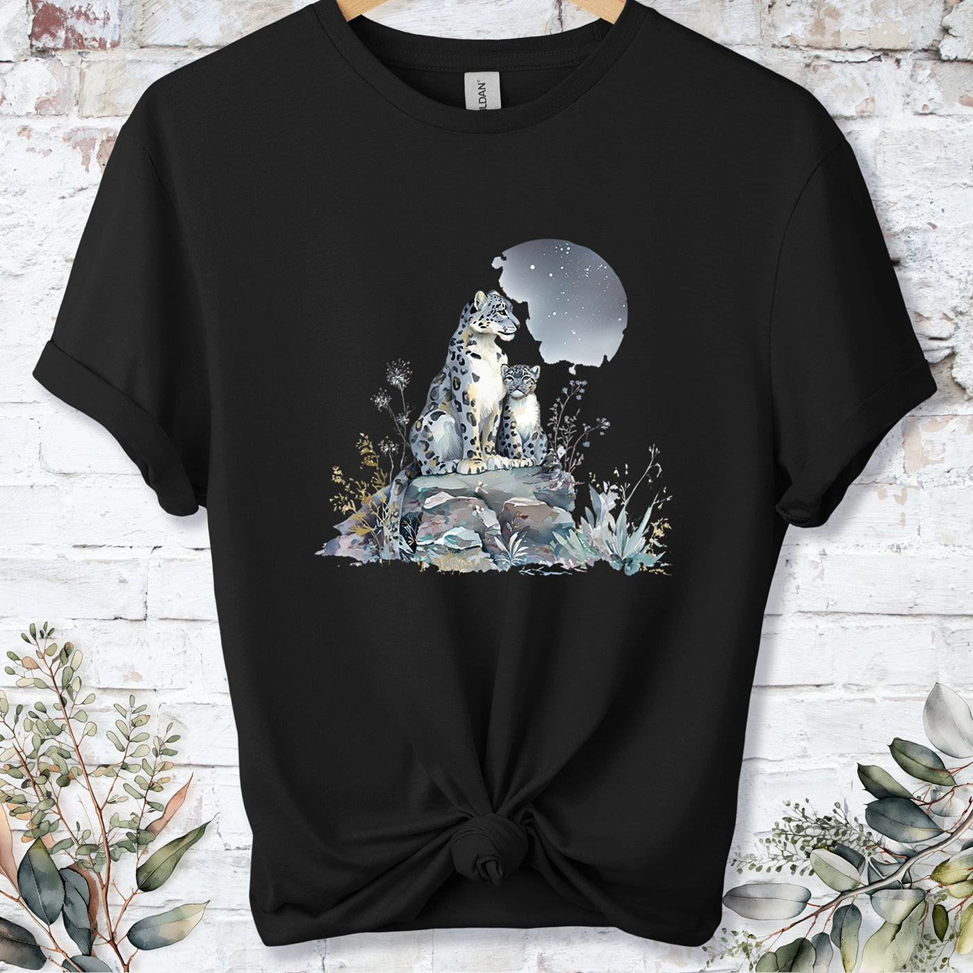 Snow Leopard #1 Unisex T shirt