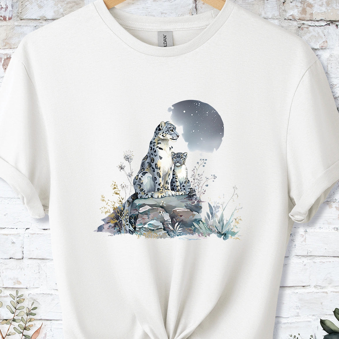 Snow Leopard #1 Unisex T shirt