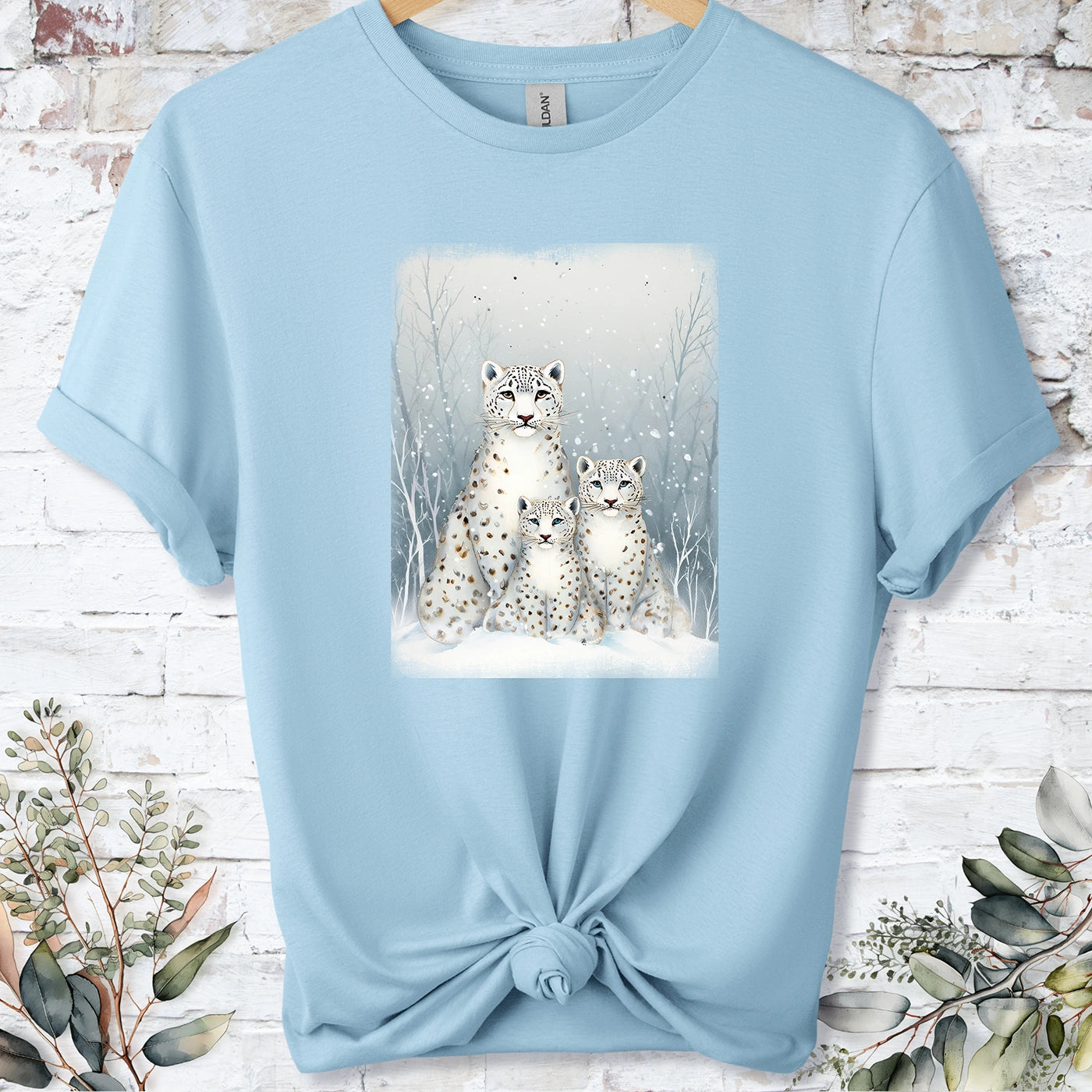 Snow Leopard #6 Unisex T shirt