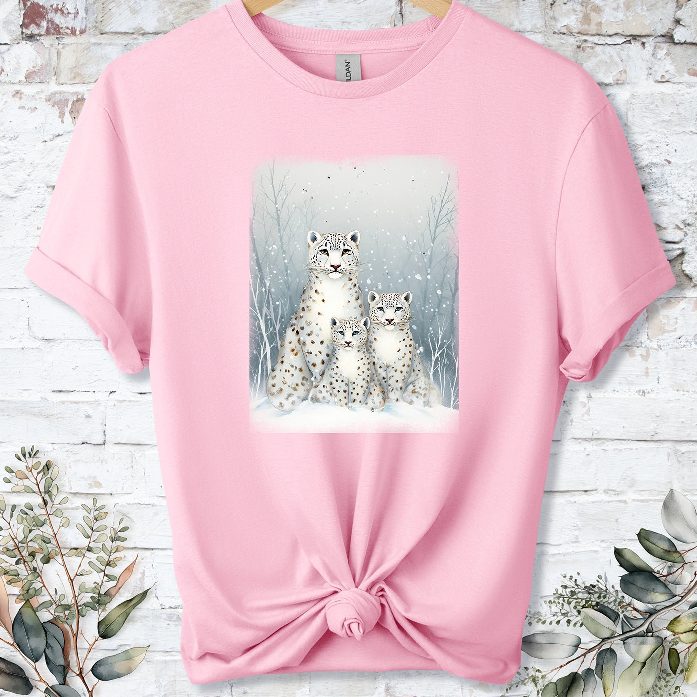 Snow Leopard #6 Unisex T shirt