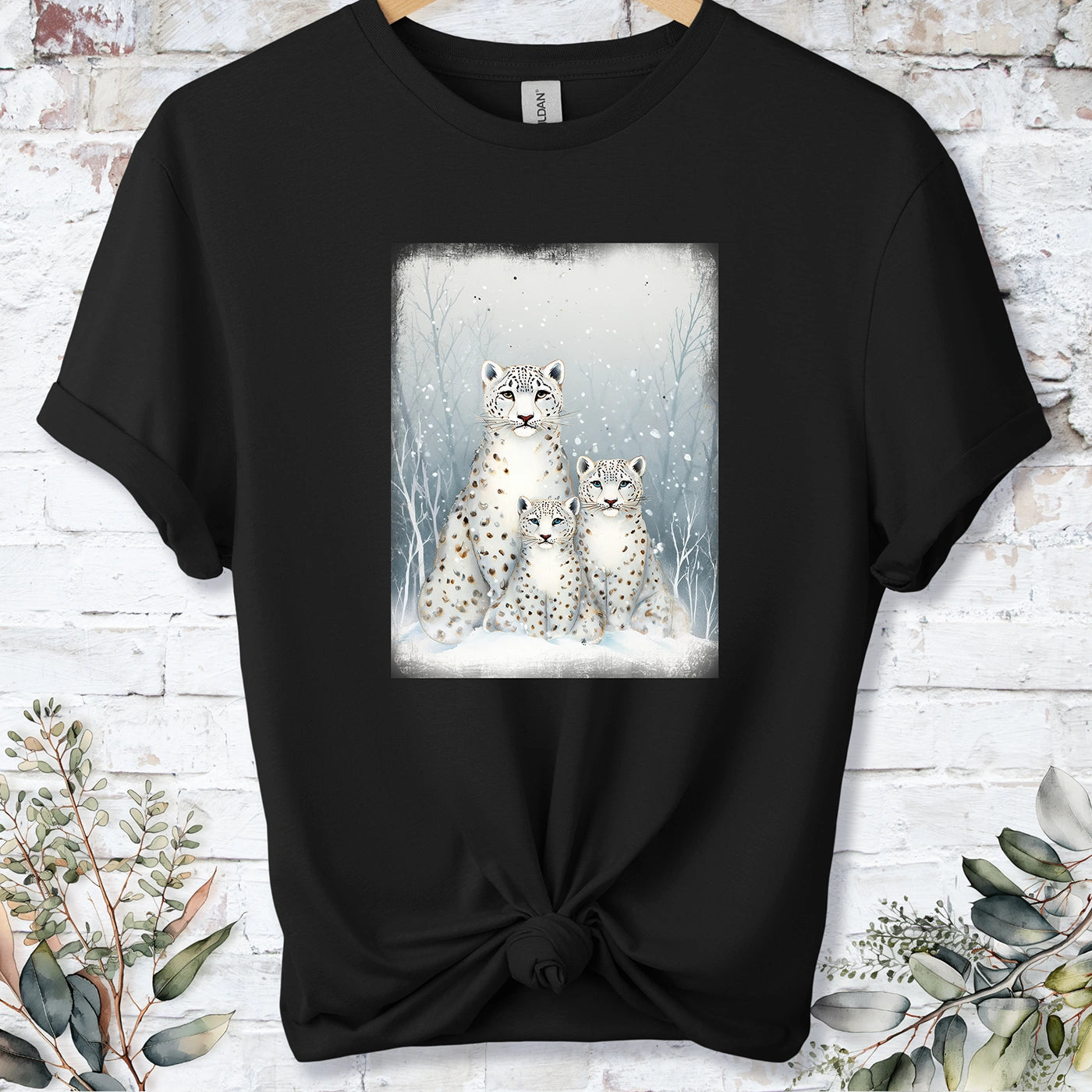 Snow Leopard #6 Unisex T shirt
