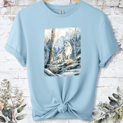 Snow Leopard #8 Unisex T shirt