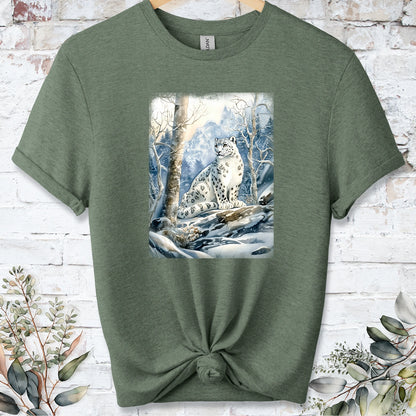 Snow Leopard #8 Unisex T shirt