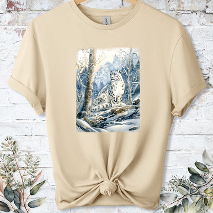 Snow Leopard #8 Unisex T shirt