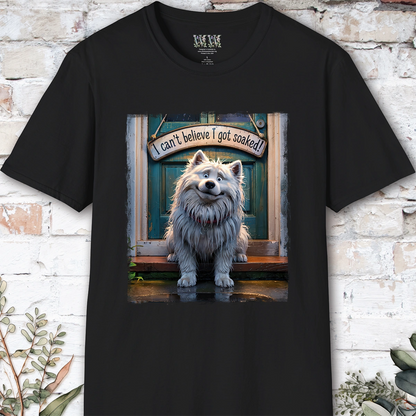 I Can't Believer I Got Soaked, Samoyed, unisex T shirt