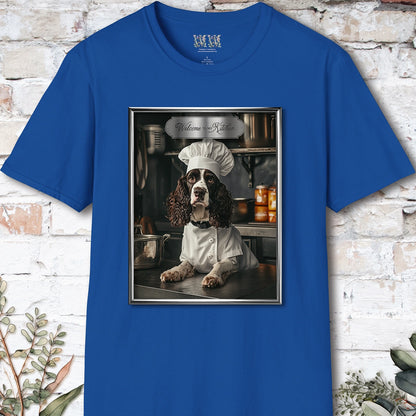 Springer Spaniel Chef Unisex T shirt