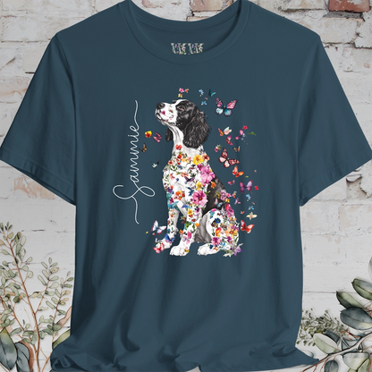Springer Spaniel #2, personalized unisex T shirt