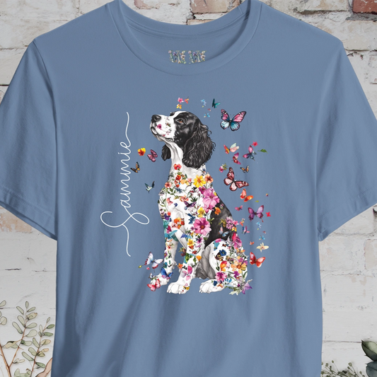 Springer Spaniel #2, personalized unisex T shirt