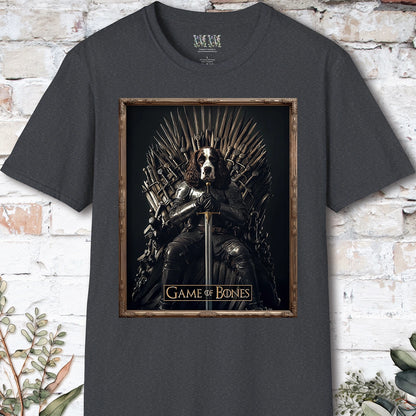 English Springer Spaniel, Game of Bones, Unisex T shirt