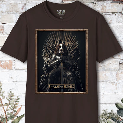 English Springer Spaniel, Game of Bones, Unisex T shirt