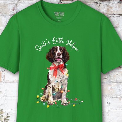 Springer Spaniel #1 Santa's little helper. unisex T shirt
