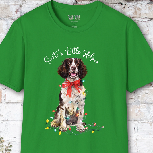 Springer Spaniel #1 Santa's little helper. unisex T shirt
