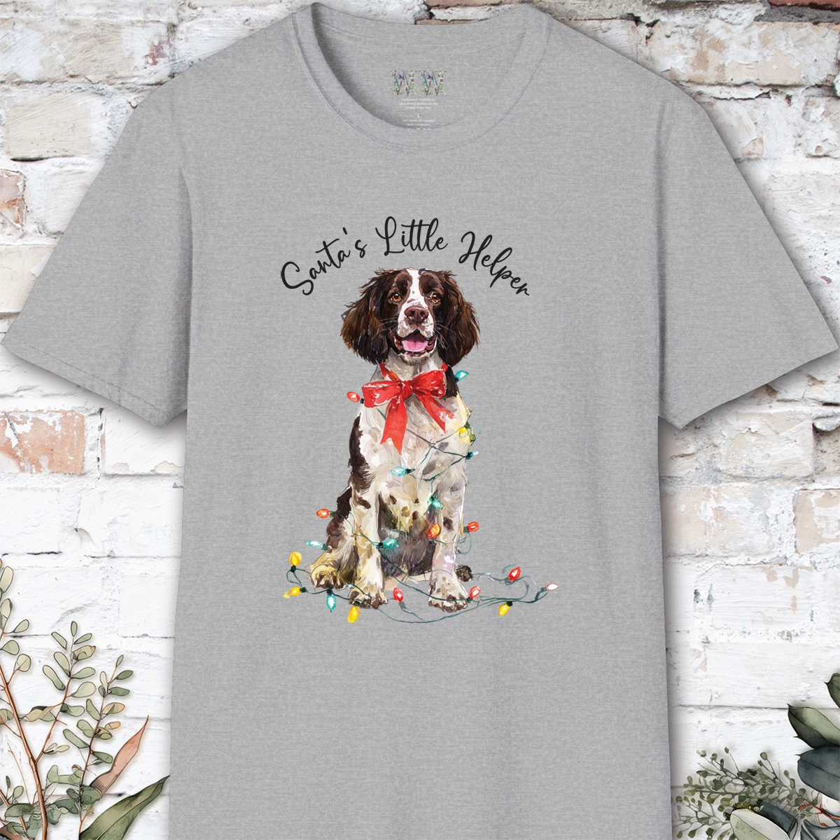 Springer Spaniel #1 Santa's little helper. unisex T shirt
