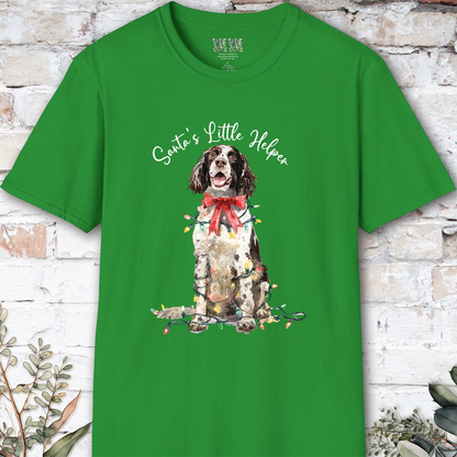 Springer Spaniel #2 Santa's little helper. unisex T shirt