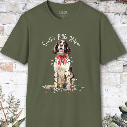 Springer Spaniel #2 Santa's little helper. unisex T shirt