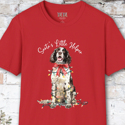 Springer Spaniel #2 Santa's little helper. unisex T shirt