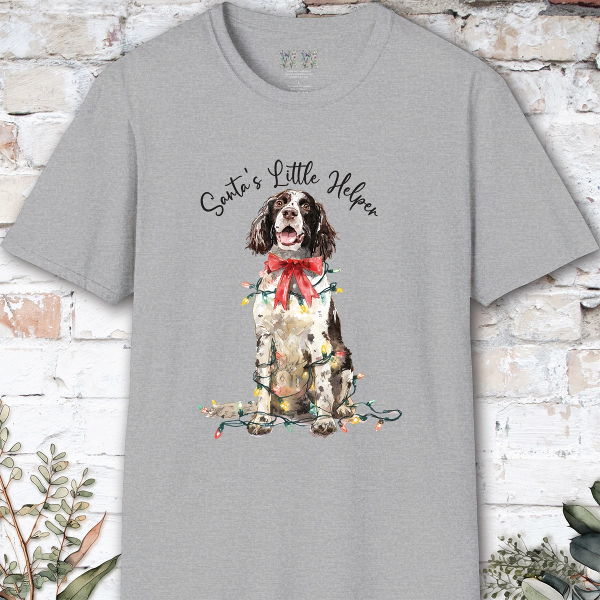 Springer Spaniel #2 Santa's little helper. unisex T shirt