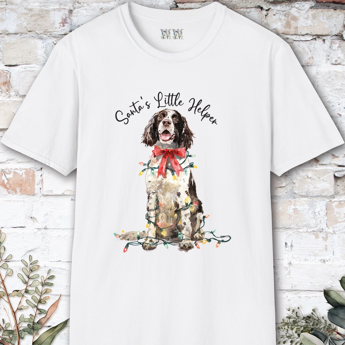 Springer Spaniel #2 Santa's little helper. unisex T shirt