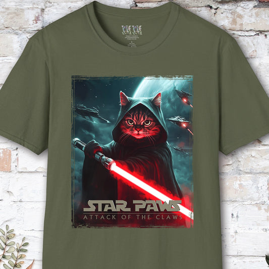 Cat #12 Star Paws Unisex T shirt