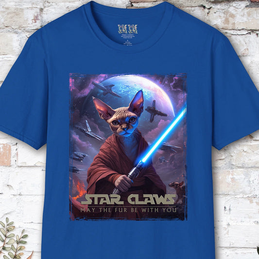 Cat #7 Star Claws Unisex T shirt