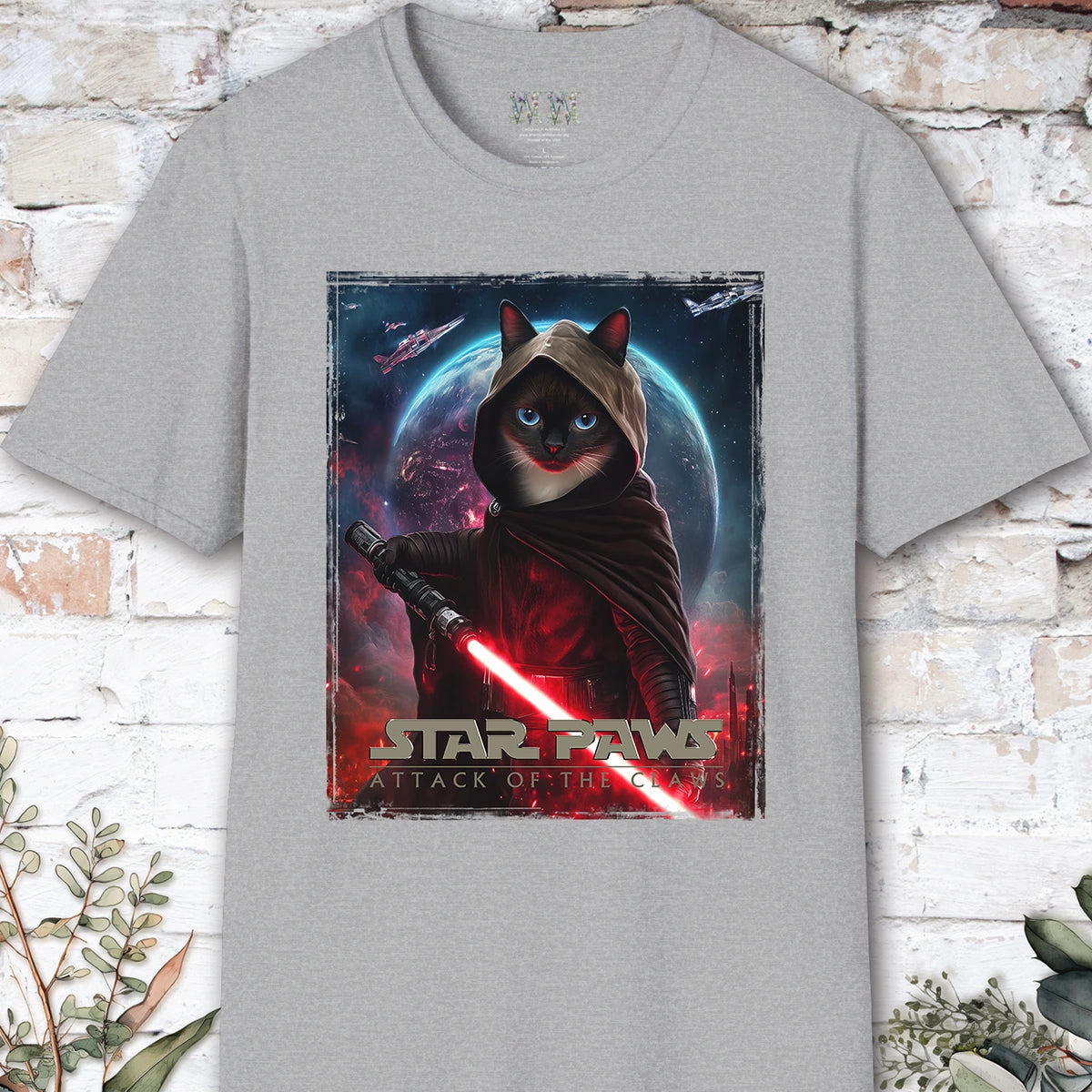 Cat #9 Star Paws Unisex T shirt